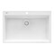 Ruvati 33"x22" Dual-Mnt Granite Composite Sgl Bowl Kitchen Sink, Wht RVG1080WH - alternate 6